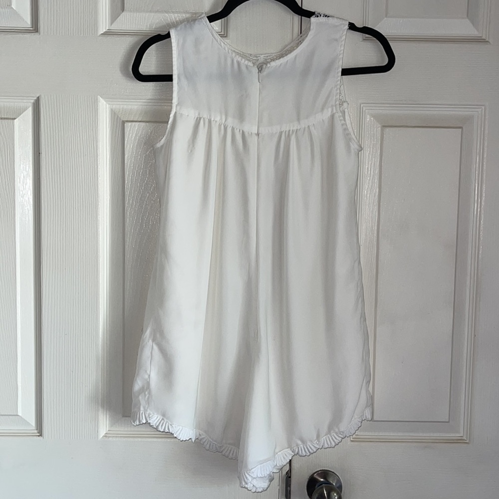 Jen’s Pirate Booty For Free People White/Ivory Lace And Satin Sleeveless… - Picture 6 of 10